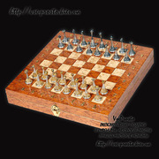 Серебряные шахматы ручной работы